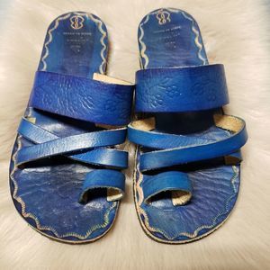 Sandalia Blue leather Nipomo shoe